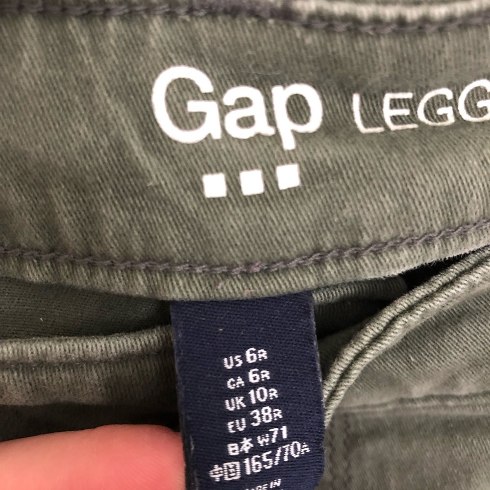 GAP Olive Green Jeggings